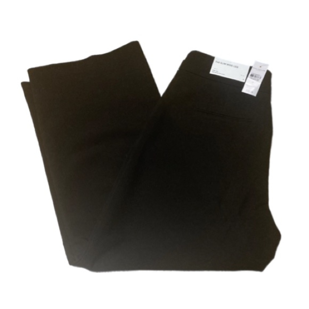 Ann Taylor Black Slim Wide-Leg Pants NWT Women’s size 6